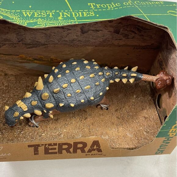 EUDPLOCEPHALUS Dinosaur Figurine Toy 
Terra by Battat & Dan LoRusso Collection - Picture 3 of 12